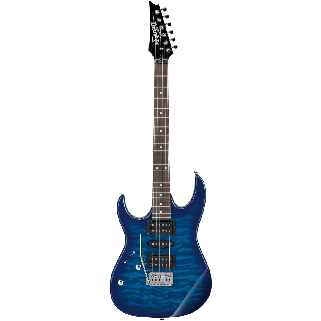 Ibanez Gio GRX70QAL Left-handed Electric Guitar - Transparent Blue Burst (GRX70QAL-TBB), IBANEZ, ELECTRIC GUITAR, ibanez-electric-guitar-grx70qal-tbb, ZOSO MUSIC SDN BHD