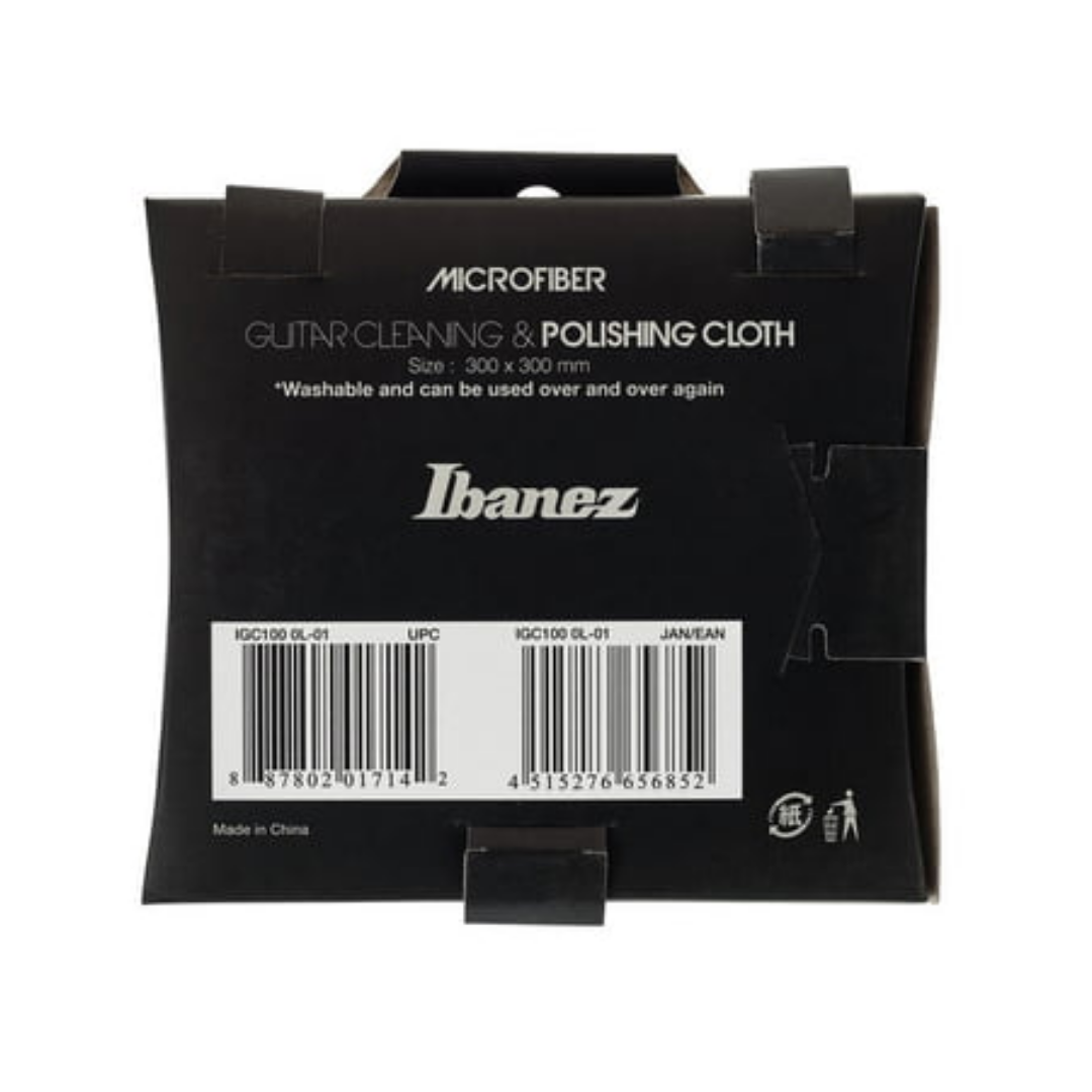 Ibanez IGC100 Microfiber Guitar Cleaning & Polishing Cloth, IBANEZ, ACCESSORIES, ibanez-accessories-igc100, ZOSO MUSIC SDN BHD