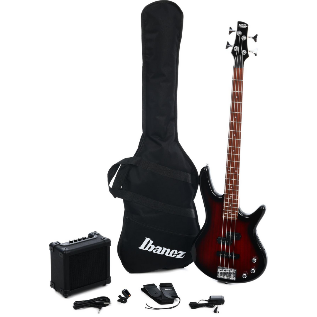 Ibanez IJSR190E Electric Bass Jumpstart Pack - Walnut Sunburst (IJSR190E-WNS), IBANEZ, BASS GUITAR, ibanez-bass-guitar-ijsr190e-wns, ZOSO MUSIC SDN BHD