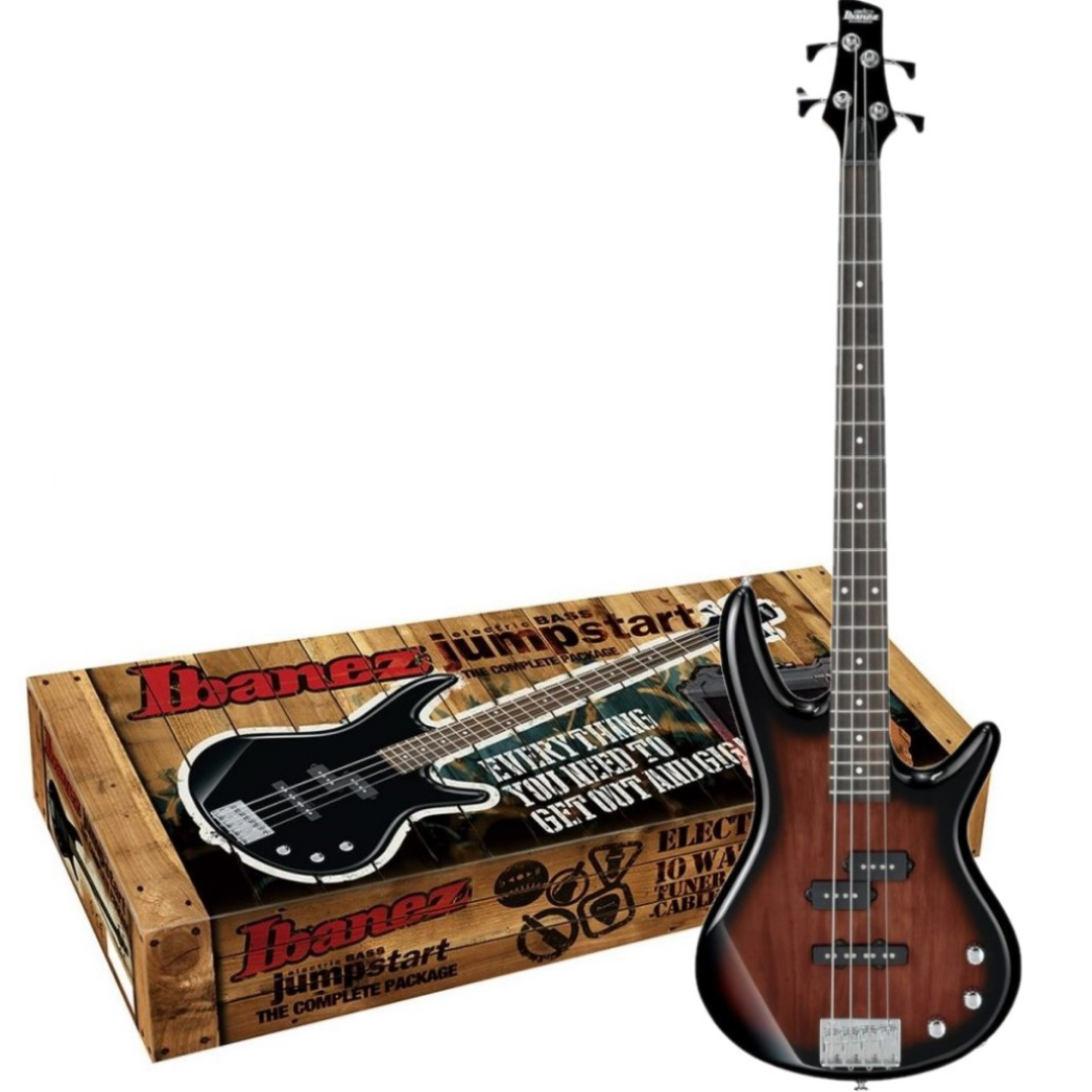 Ibanez IJSR190E Electric Bass Jumpstart Pack - Walnut Sunburst (IJSR190E-WNS), IBANEZ, BASS GUITAR, ibanez-bass-guitar-ijsr190e-wns, ZOSO MUSIC SDN BHD