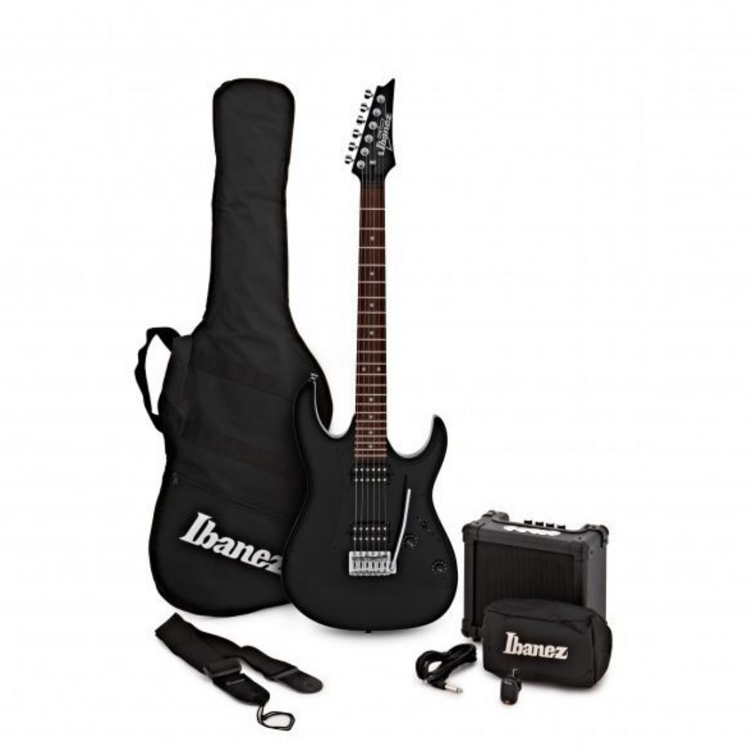 Ibanez Jumpstart IJRX20E Electric Guitar Pack - Black Night (IJRX20E-BKN), IBANEZ, BASS GUITAR, ibanez-bass-guitar-ijrx20e-bkn, ZOSO MUSIC SDN BHD