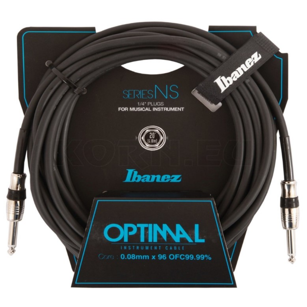 Ibanez NS20 20ft Guitar Cable - 2 Straight Plugs, IBANEZ, CABLES, ibanez-cable-ns20, ZOSO MUSIC SDN BHD