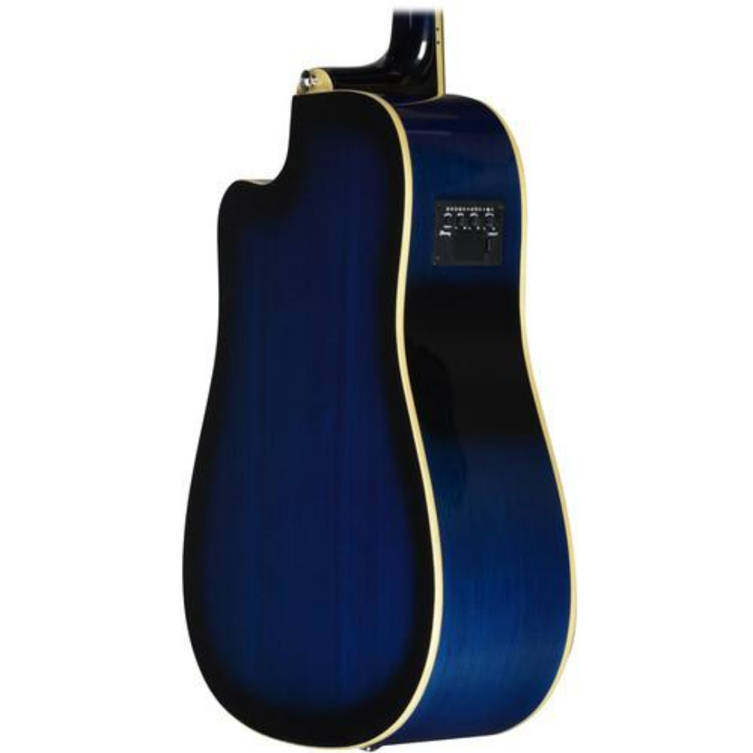 Ibanez PF15ECE - Transparent Blue Sunburst High Gloss (PF15ECE-TBS), IBANEZ, ACOUSTIC GUITAR, ibanez-acoustic-guitar-pf15ece-tbs, ZOSO MUSIC SDN BHD