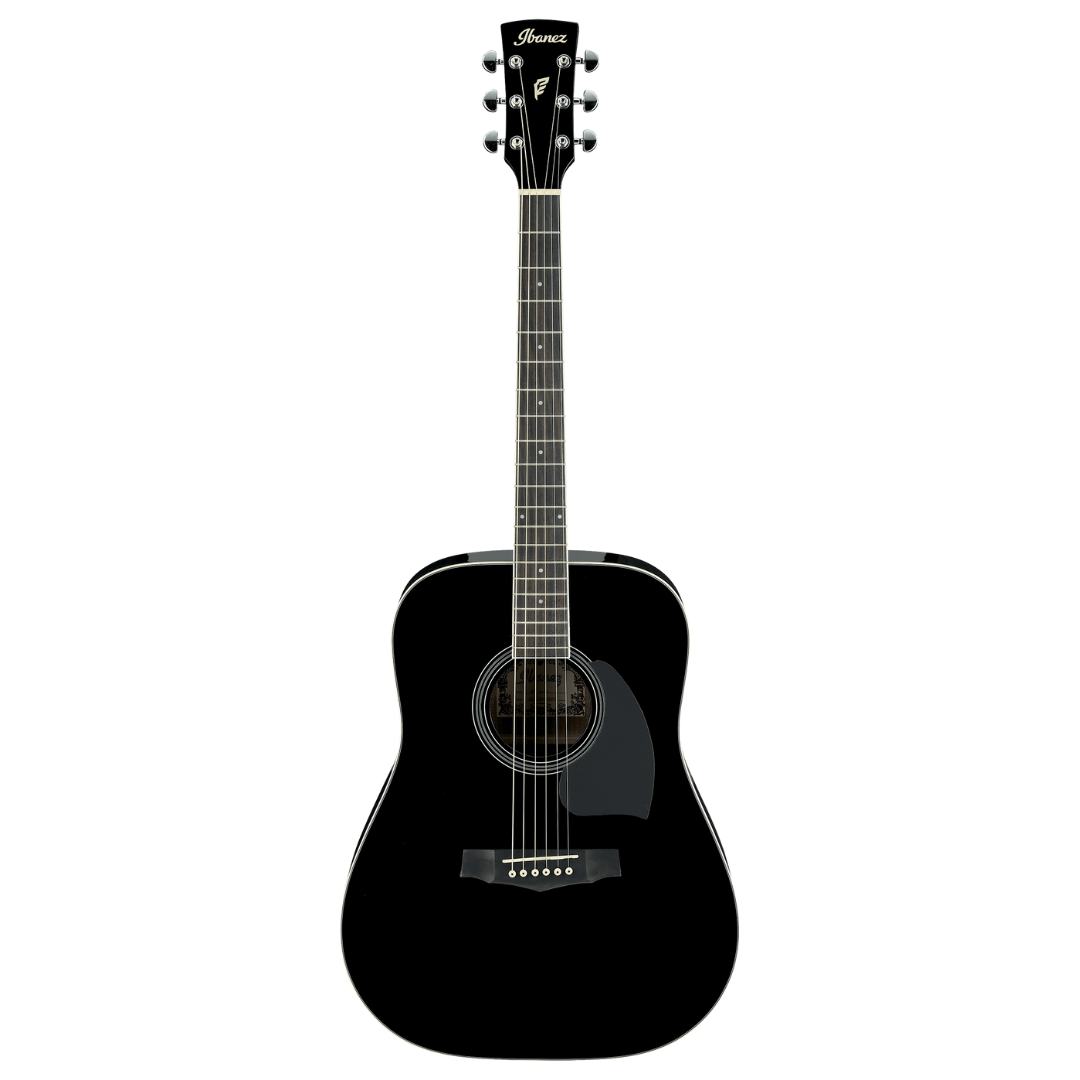 Ibanez PF15 - Black High Gloss (PF15-BK), IBANEZ, ACOUSTIC GUITAR, ibanez-acoustic-guitar-pf15-bk, ZOSO MUSIC SDN BHD