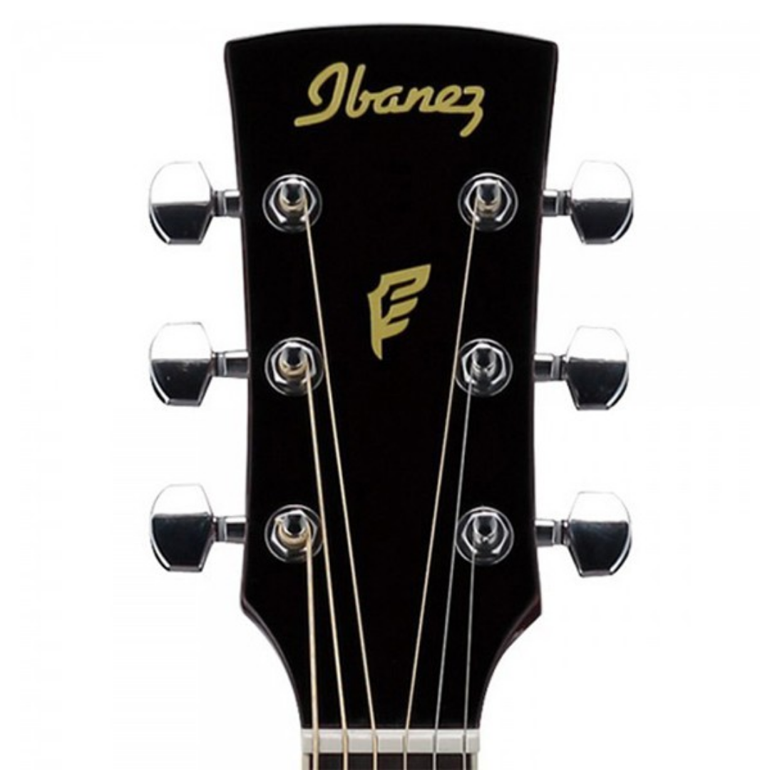 Ibanez PF15 - Black High Gloss (PF15-BK), IBANEZ, ACOUSTIC GUITAR, ibanez-acoustic-guitar-pf15-bk, ZOSO MUSIC SDN BHD