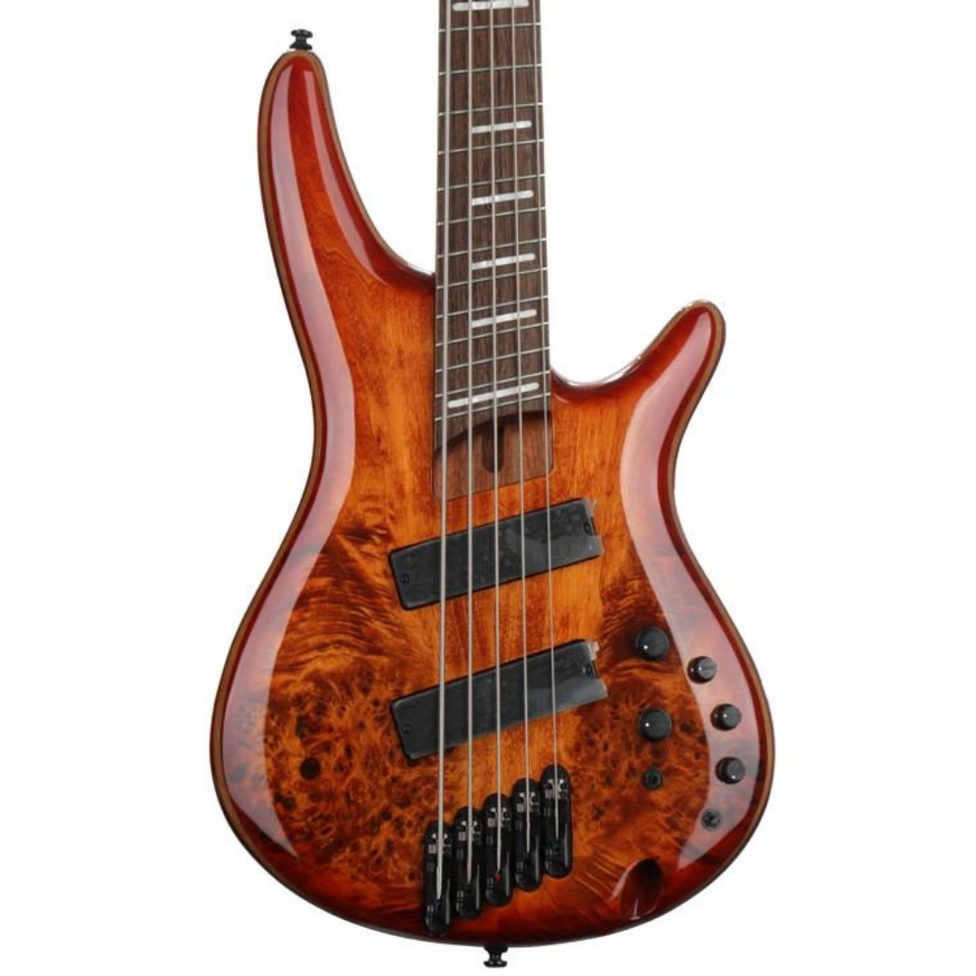 Ibanez SRMS805 Bass Workshop - Brown Topaz Burst, IBANEZ, BASS GUITAR, ibanez-bass-guitar-srms805, ZOSO MUSIC SDN BHD