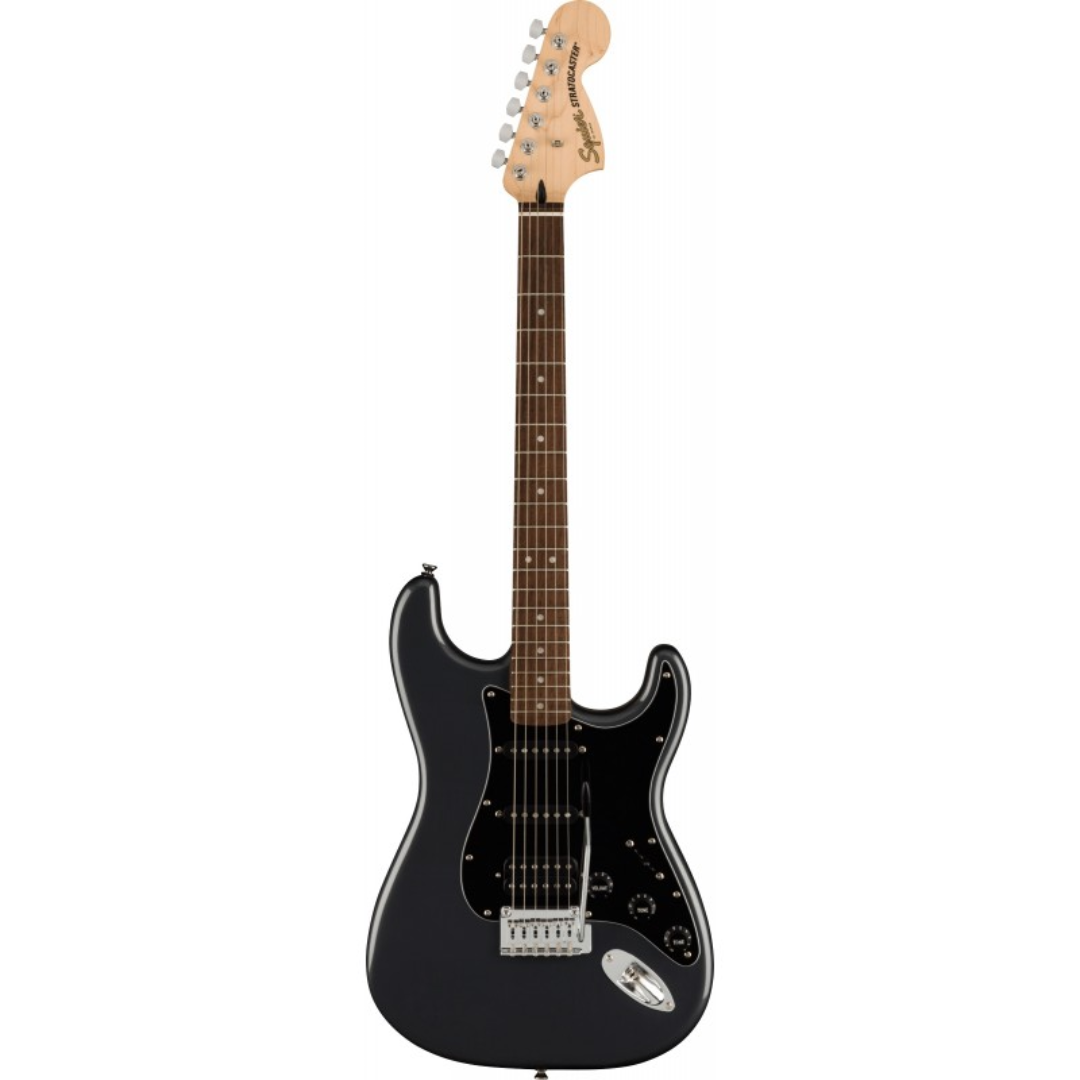 Squier Affinity Series HSS Stratocaster Guitar Pack, Laurel FB, Charcoal Frost Metallic, 230V, EU, SQUIER BY FENDER, ELECTRIC GUITAR, squier-electric-guitar-f03-037-2821-669, ZOSO MUSIC SDN BHD