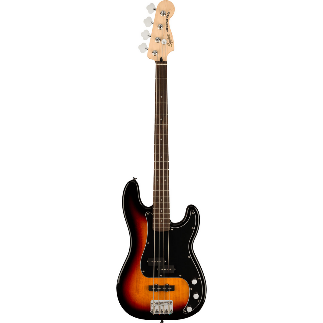 Squier Affinity Series PJ Bass Guitar Pack, Laurel FB, 3-color Sunburst, 230V, UK, SQUIER BY FENDER, BASS GUITAR, squier-bass-guitar-f03-037-2980-400, ZOSO MUSIC SDN BHD