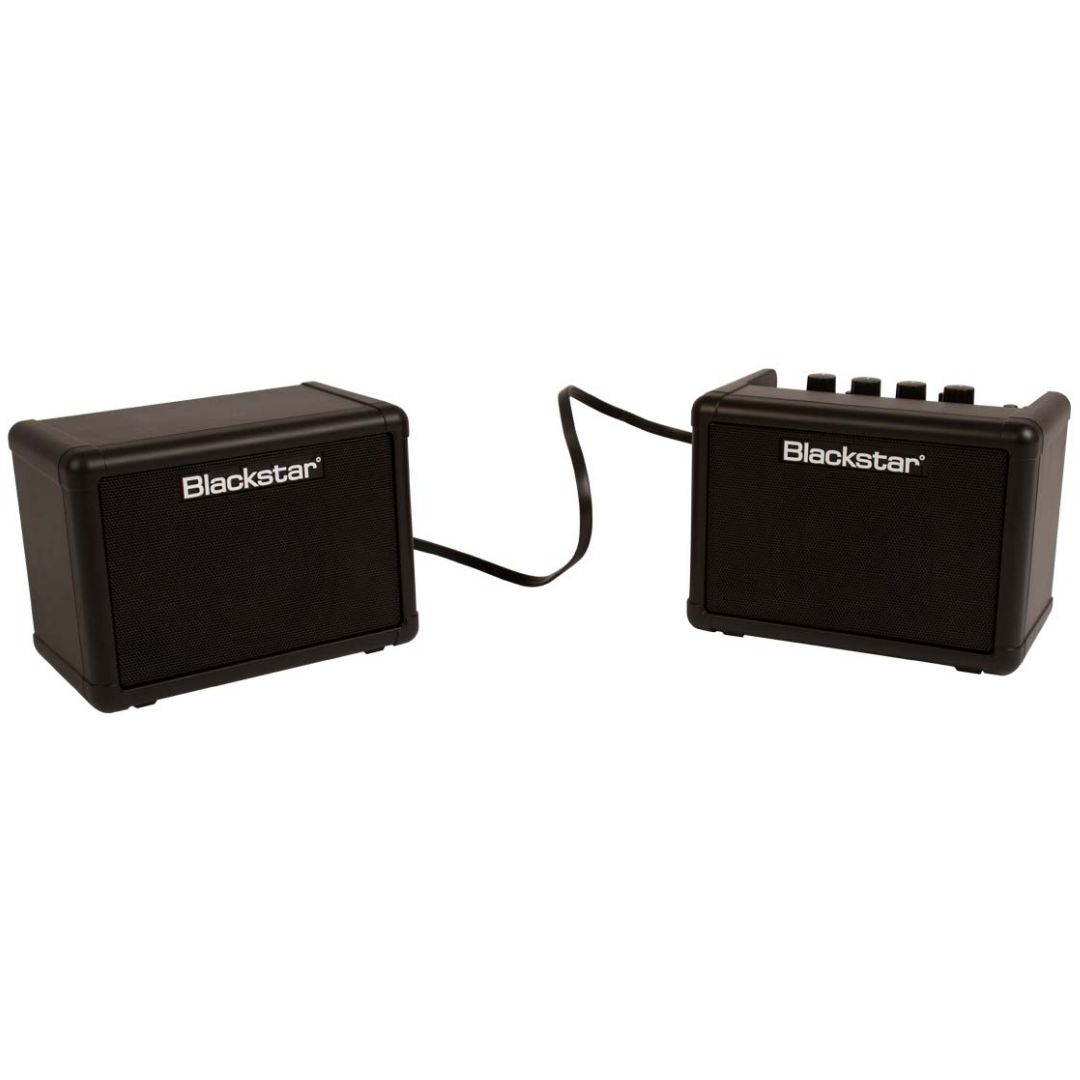 Blackstar FLY 3 Pack 3-watt 1x3" Combo Amp with Extension Speaker (FLY3-PACK / FLY-3 / FLY3) | BLACKSTAR , Zoso Music