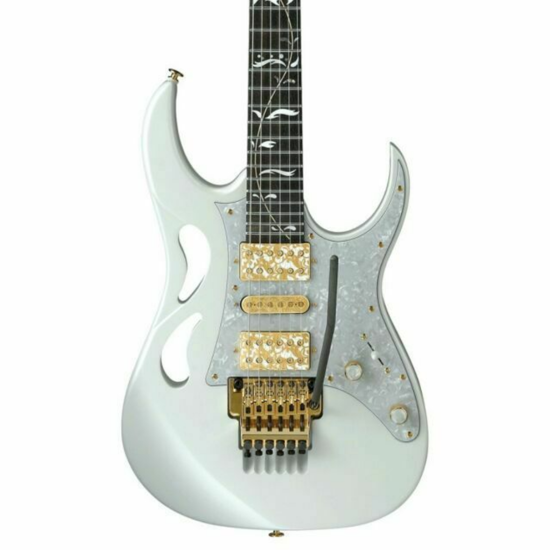 Ibanez Steve Vai Signature PIA3761 Electric Guitar w/Case - Stallion White (PIA3761-SLW), IBANEZ, ELECTRIC GUITAR, ibanez-electric-guitar-pia3761-slw, ZOSO MUSIC SDN BHD