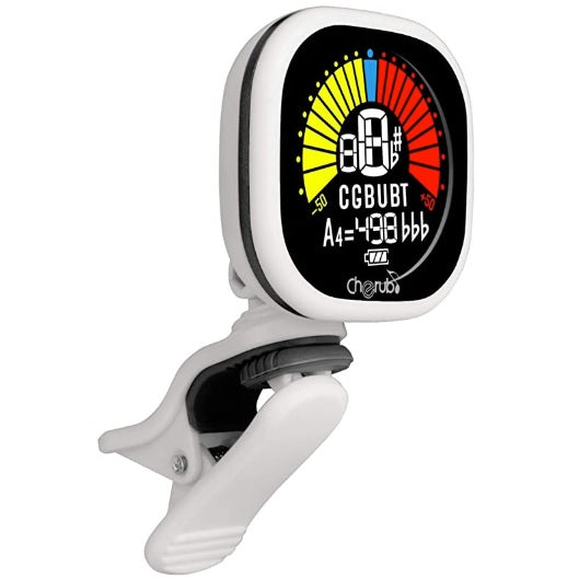 CHERUB WST-675 WH RECHARGEABLE CHROMATIC CLIP ON TUNER (WST675 WHITE) | CHERUB , Zoso Music