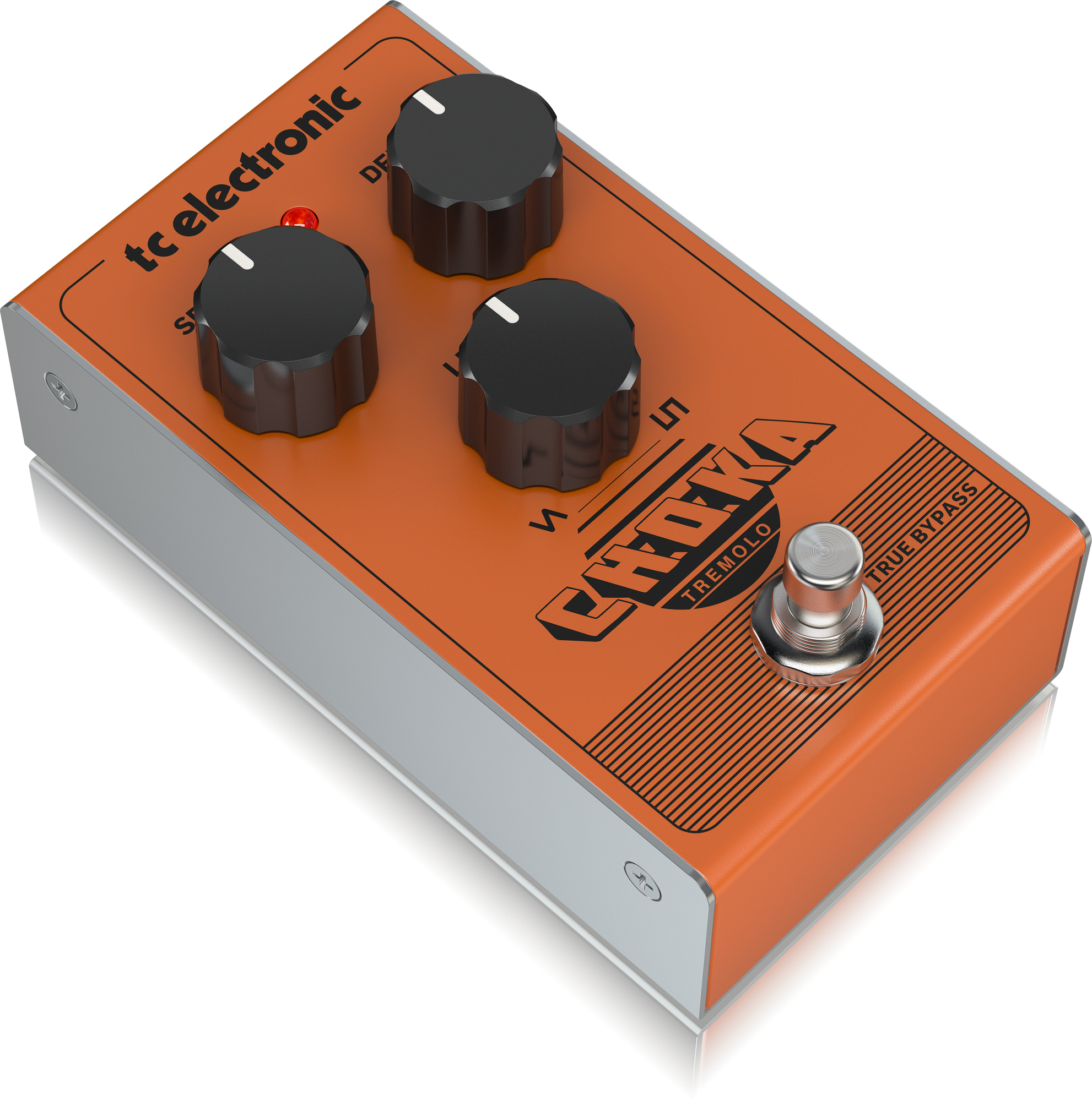 TC Electronics Choka Tremolo Vintage-Flavored All-Analog Tremolo Pedal with 3-Knob Design and Seamless Morphing Between LFO Styles, TC ELECTRONIC, EFFECTS, tc-electronic-effects-tc-choka-tremolo, ZOSO MUSIC SDN BHD