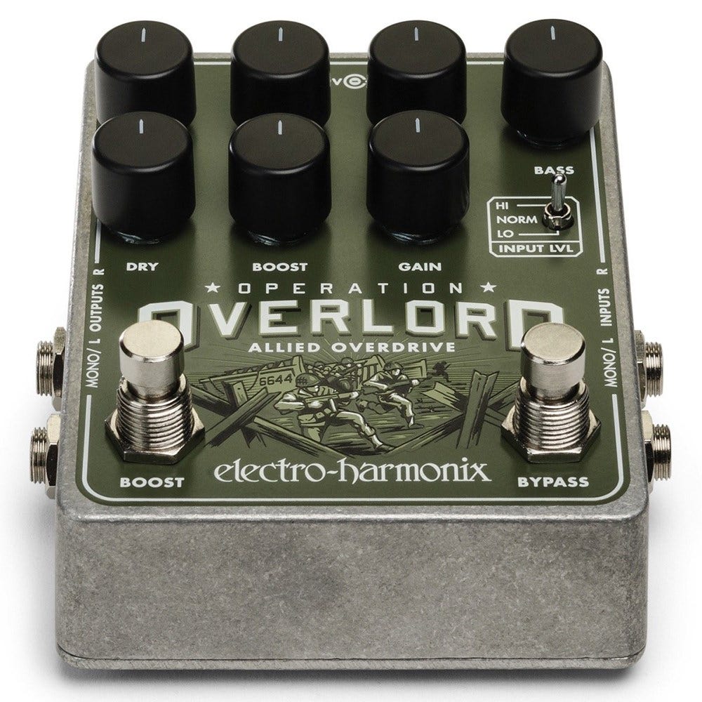 Electro-Harmonix Operation Overlord Overdrive Guitar Effects Pedal | ELECTRO-HARMONIX , Zoso Music