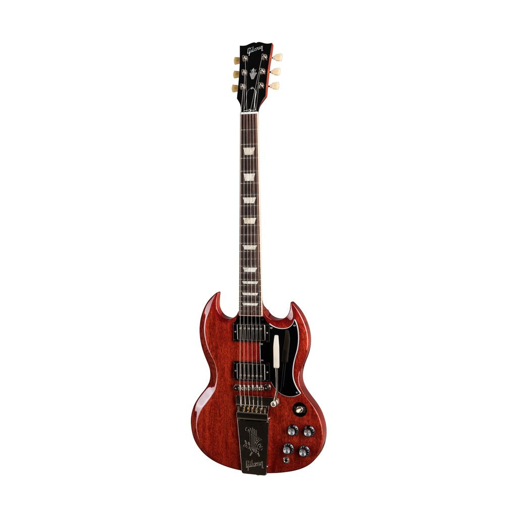 Gibson Original Collection SG Standard 61 Maestro Vibrola Electric Guitar, Vintage Cherry, GIBSON, ELECTRIC GUITAR, gibson-electric-guitar-g06-sg61v00venh1, ZOSO MUSIC SDN BHD