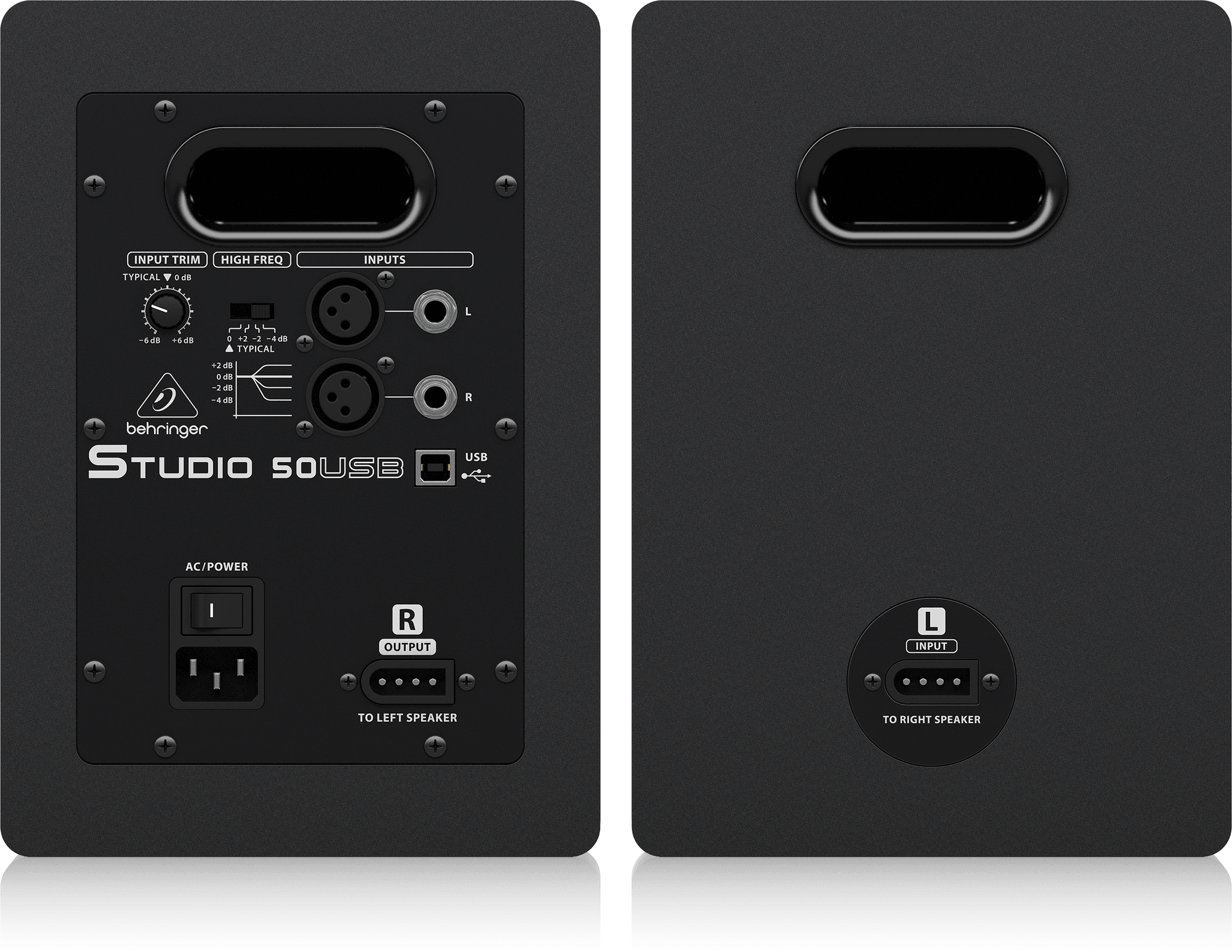 Behringer Studio 50USB 5" Powered Studio Monitors with USB (Studio50USB / Studio-50USB) | BEHRINGER , Zoso Music