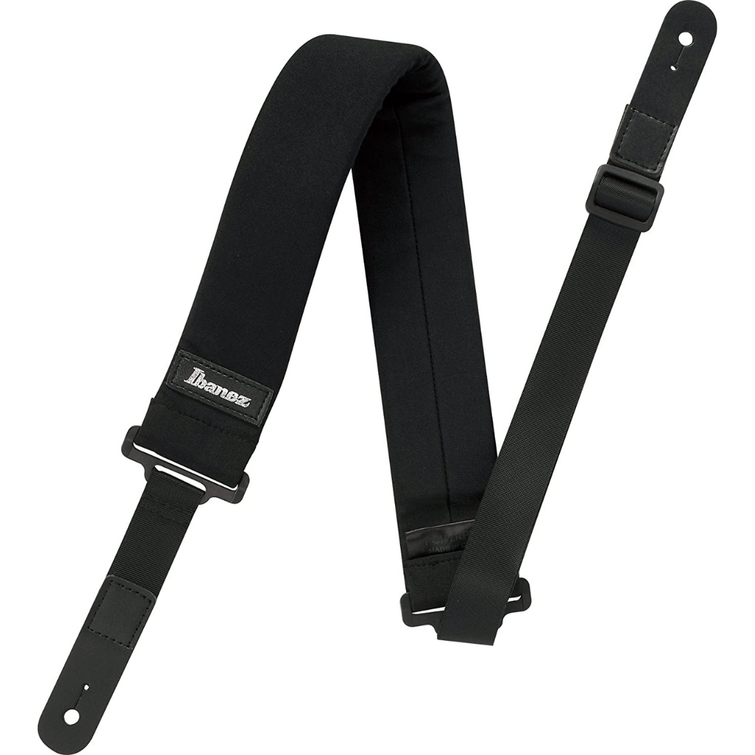 IBANEZ GSF650 POWERPAD GUITAR STRAP COLOR BLACK (PADDED STRAP/ GSF-650/ ), IBANEZ, GUITAR & BASS ACCESSORIES, ibanez-guitar-accessories-ibagsf650, ZOSO MUSIC SDN BHD