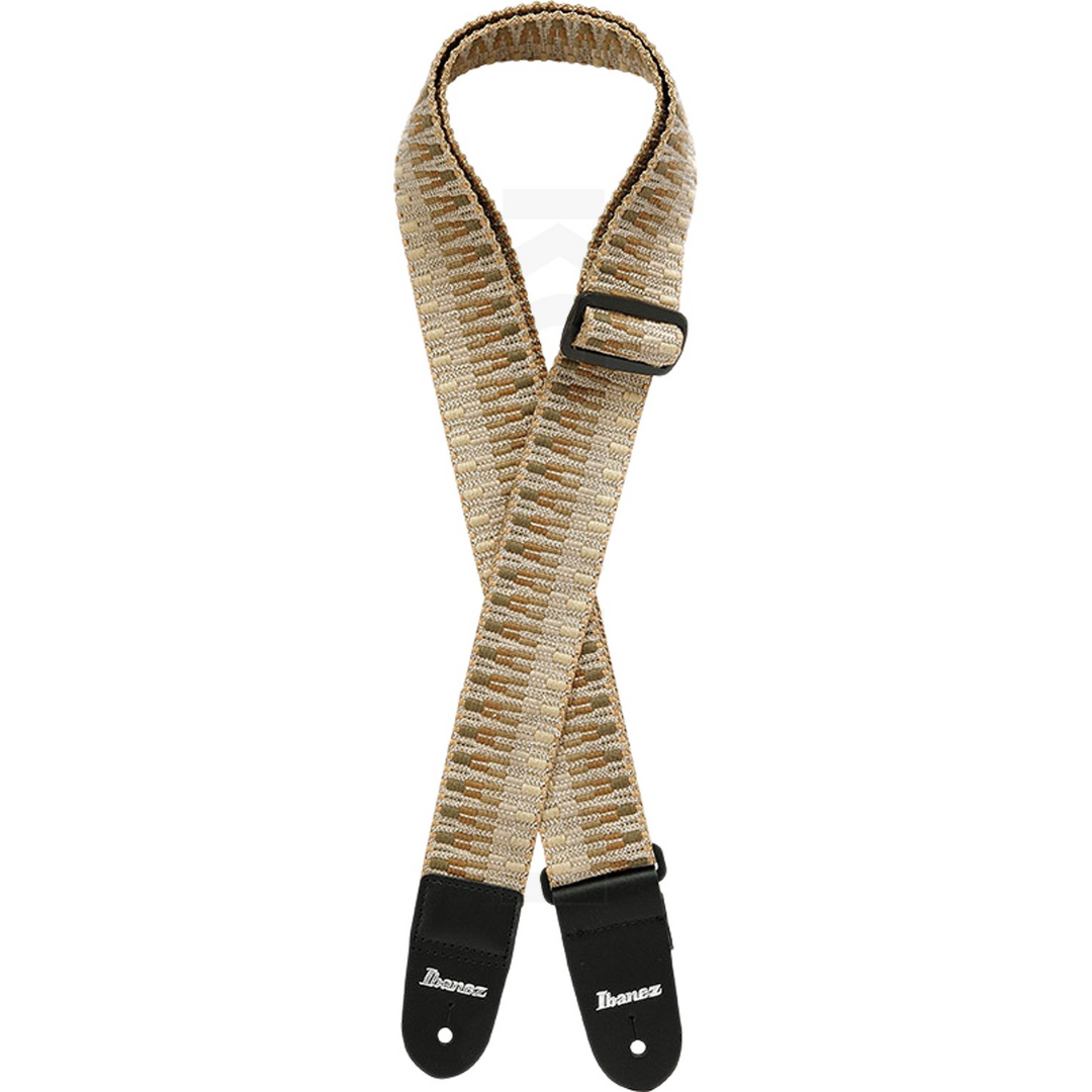 IBANEZ GSB50 C4 BRAIDED GUITAR STRAP COLOR KHAKI, IBANEZ, GUITAR & BASS ACCESSORIES, ibanez-guitar-accessories-ibagsb50-c4, ZOSO MUSIC SDN BHD