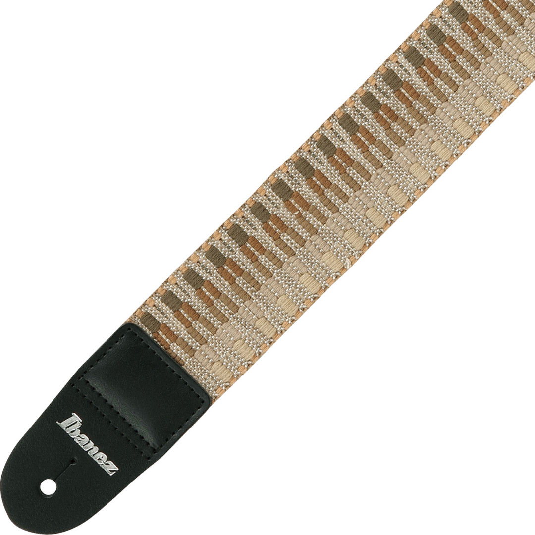 IBANEZ GSB50 C4 BRAIDED GUITAR STRAP COLOR KHAKI, IBANEZ, GUITAR & BASS ACCESSORIES, ibanez-guitar-accessories-ibagsb50-c4, ZOSO MUSIC SDN BHD