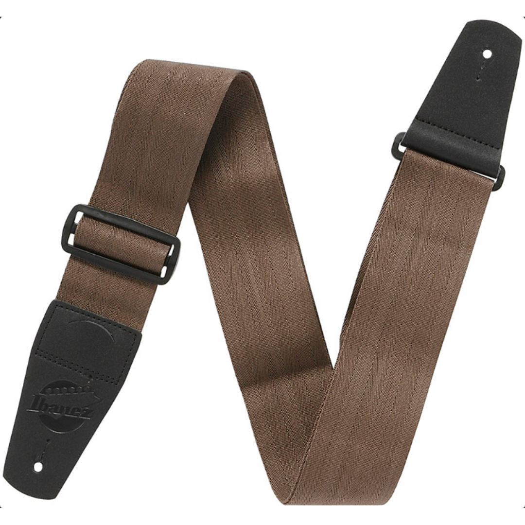 IBANEZ GST62 STANDARD GUITAR STRAP COLOR BROWN, IBANEZ, GUITAR & BASS ACCESSORIES, ibanez-guitar-accessories-ibagst62-brn, ZOSO MUSIC SDN BHD