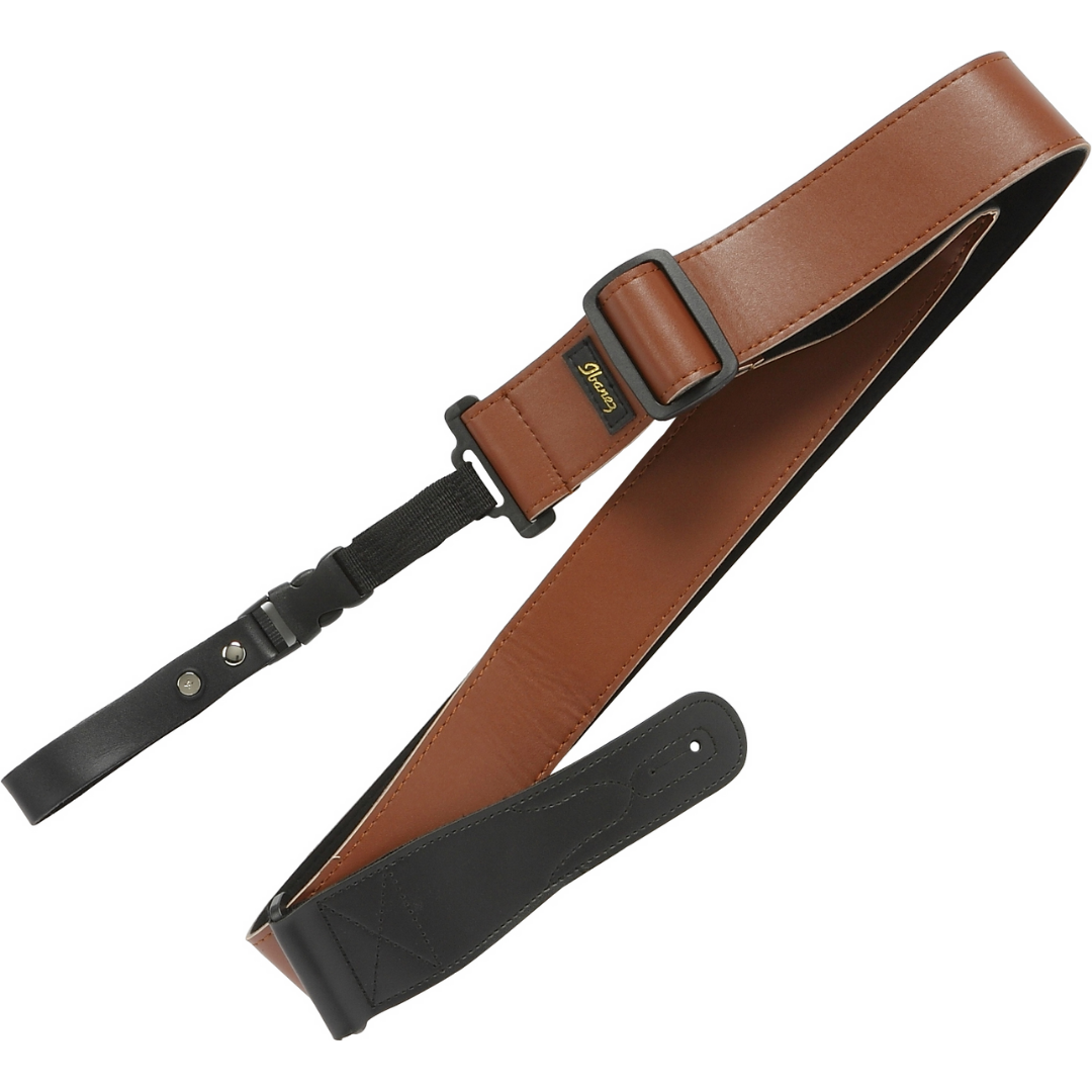 IBANEZ GSQ501 QUICK ACOUSTIC GUITAR STRAP BROWN BR, IBANEZ, GUITAR & BASS ACCESSORIES, ibanez-guitar-accessories-ibagsq501-br, ZOSO MUSIC SDN BHD