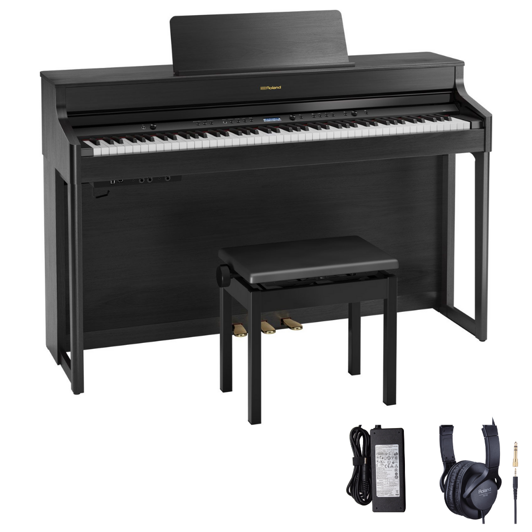 Roland HP702 88-keys Digital Piano with Piano Bench - Charcoal Black (HP-702 HP 702), ROLAND, DIGITAL PIANO, roland-digital-piano-hp702ch, ZOSO MUSIC SDN BHD