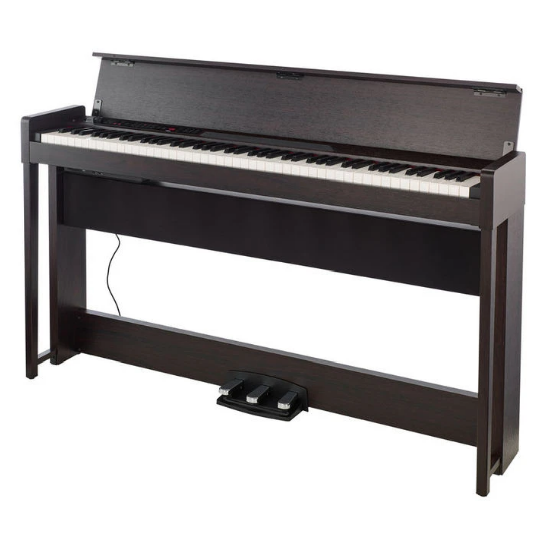 Korg C1 Air Digital Piano with Keyboard Bench - Brown (C1AIR / C-1), KORG, DIGITAL PIANO, korg-digital-piano-c1air-br, ZOSO MUSIC SDN BHD