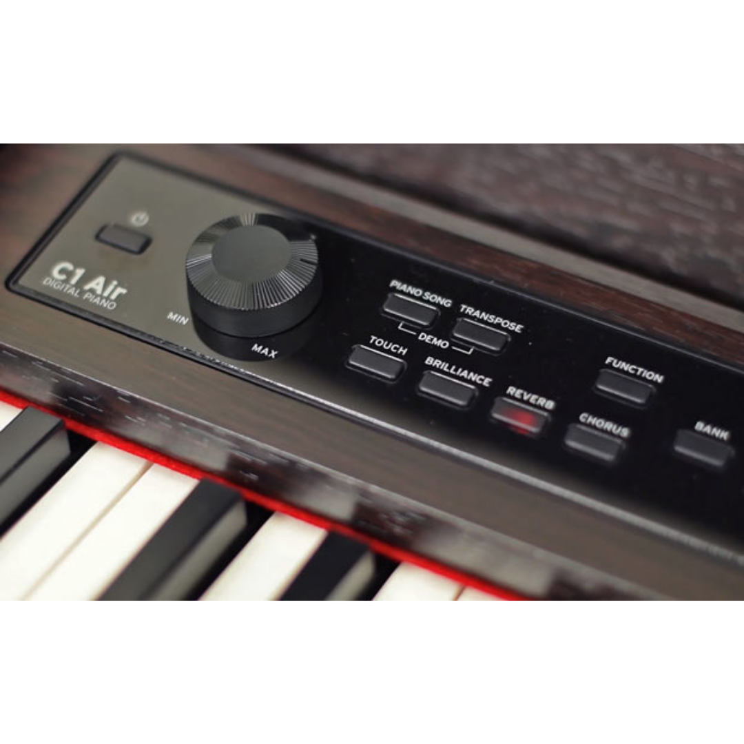 Korg C1 Air Digital Piano with Keyboard Bench - Brown (C1AIR / C-1), KORG, DIGITAL PIANO, korg-digital-piano-c1air-br, ZOSO MUSIC SDN BHD