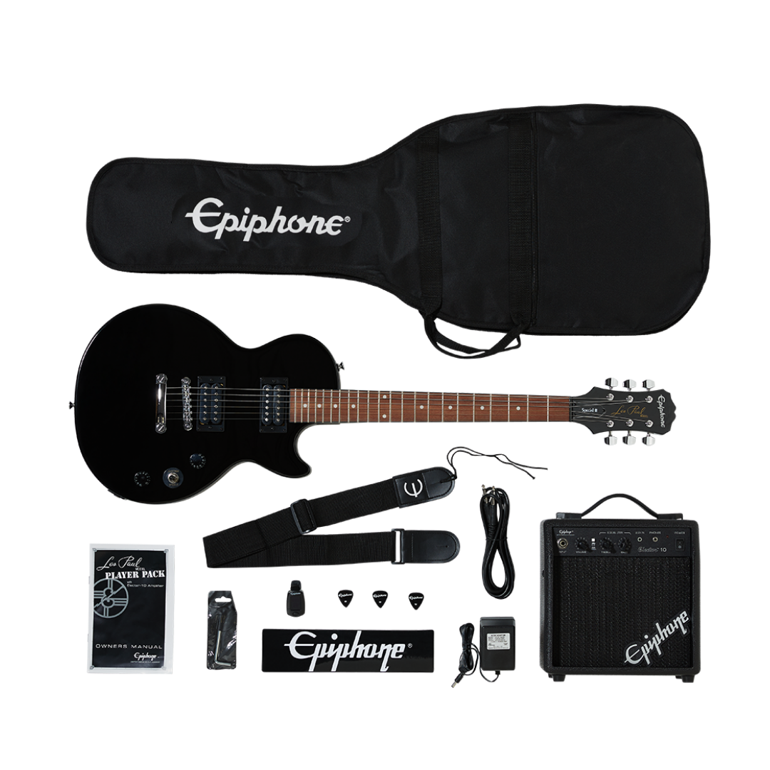 EPIPHONE LES PAUL SPECIAL II ELECTRIC GUITAR PLAYER PACK | EPIPHONE , Zoso Music