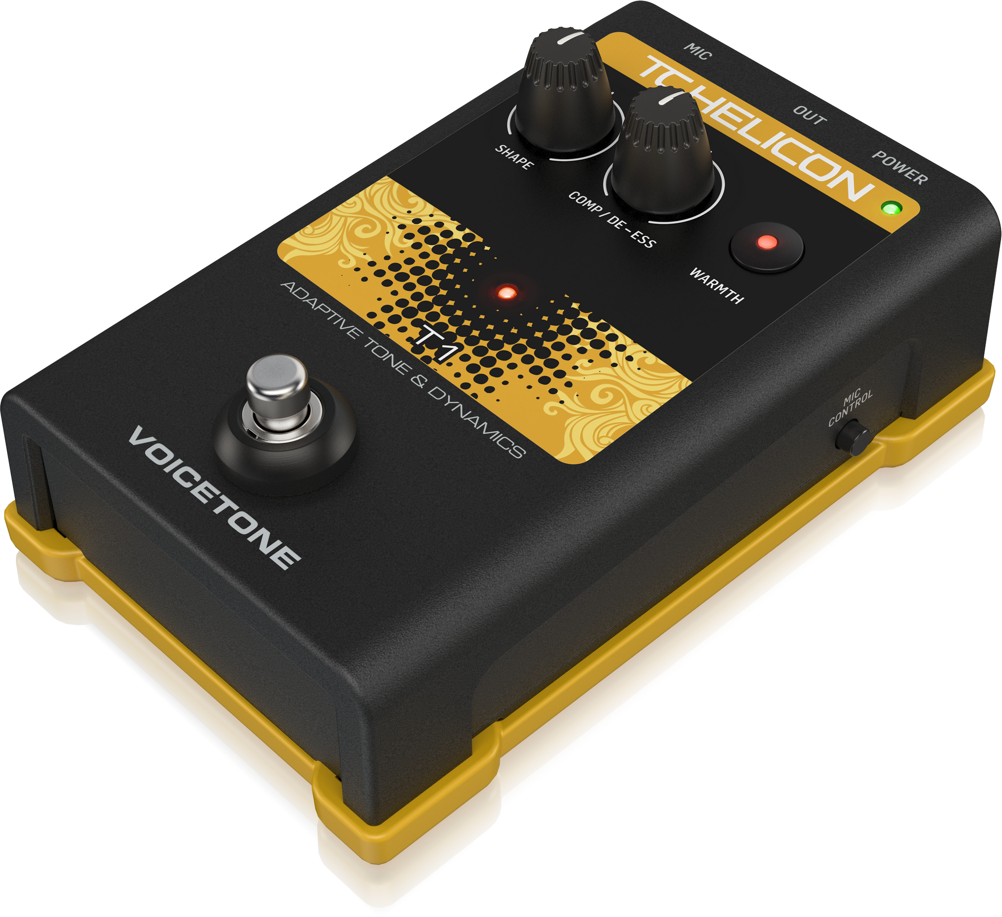 TC HELICON VOICETONE T1 SINGLE-BUTTON STOMPBOX FOR STUDIO MASTERED VOCAL TONE, TC HELICON, VOCAL PROCESSORS, tc-helicon-vocal-processors-voicetone-t1, ZOSO MUSIC SDN BHD