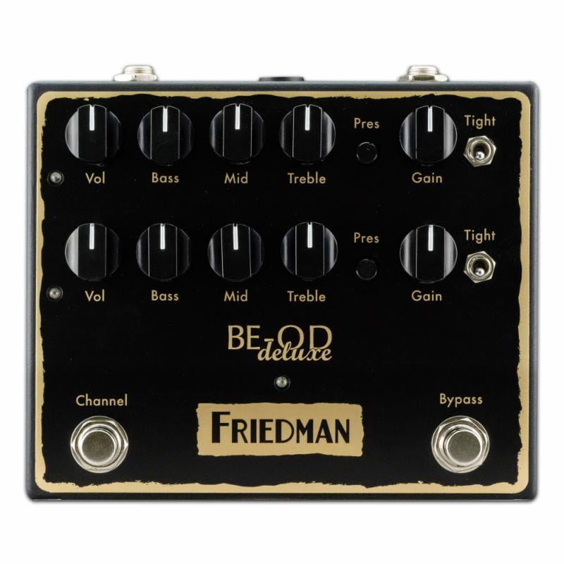 FRIEDMAN BE-OD DELUXE DUAL OVERDRIVE PEDAL - CLOCKWORKS EDITION