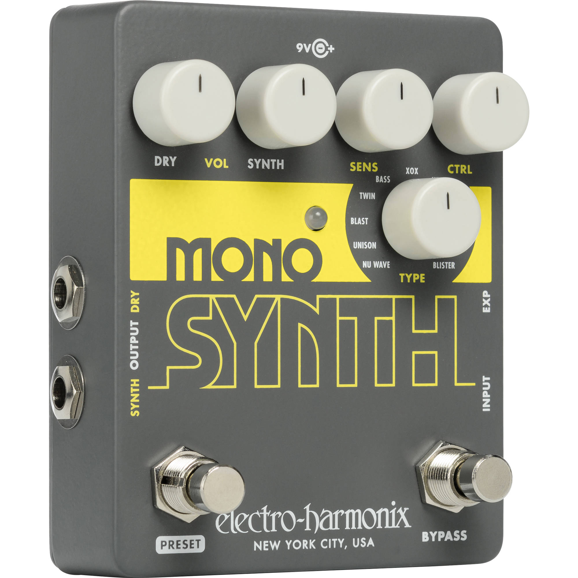 Electro-Harmonix Mono Synth Guitar Effects Pedal | ELECTRO-HARMONIX , Zoso Music