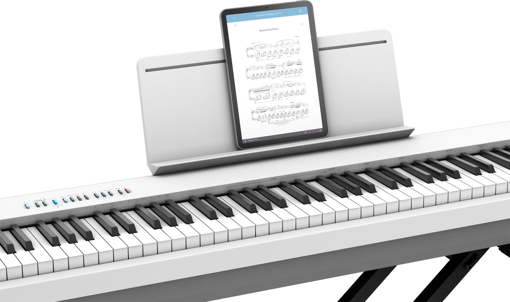 Roland FP-30X 88-key Digital Piano with Wood Stand & Tri Pedal Free RH-5 Headphone and Piano Bench - White (FP30X / FP 30X), ROLAND, DIGITAL PIANO, roland-digital-piano-fp30x-wh, ZOSO MUSIC SDN BHD