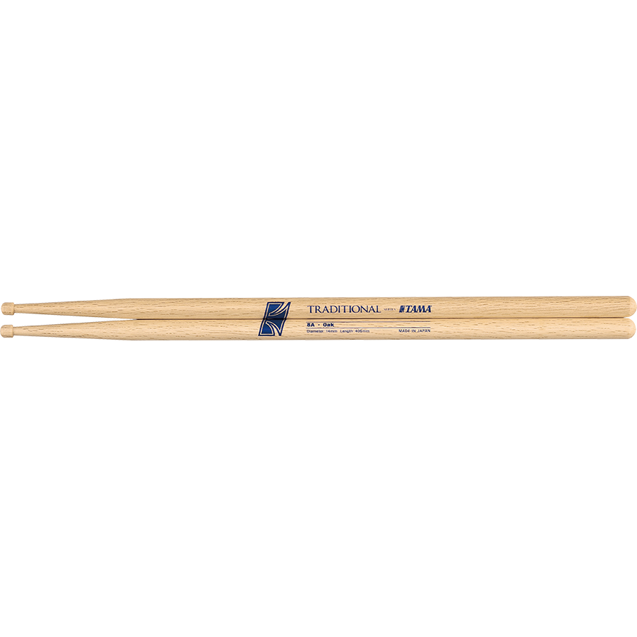 Tama Traditional Series Drumsticks 8A Wood Tip