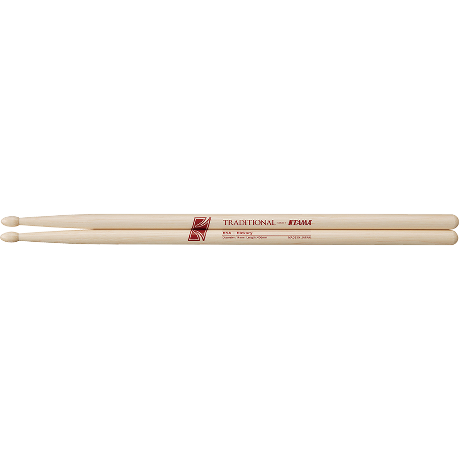 Tama Traditional Series Drumsticks H5A Wood Tip