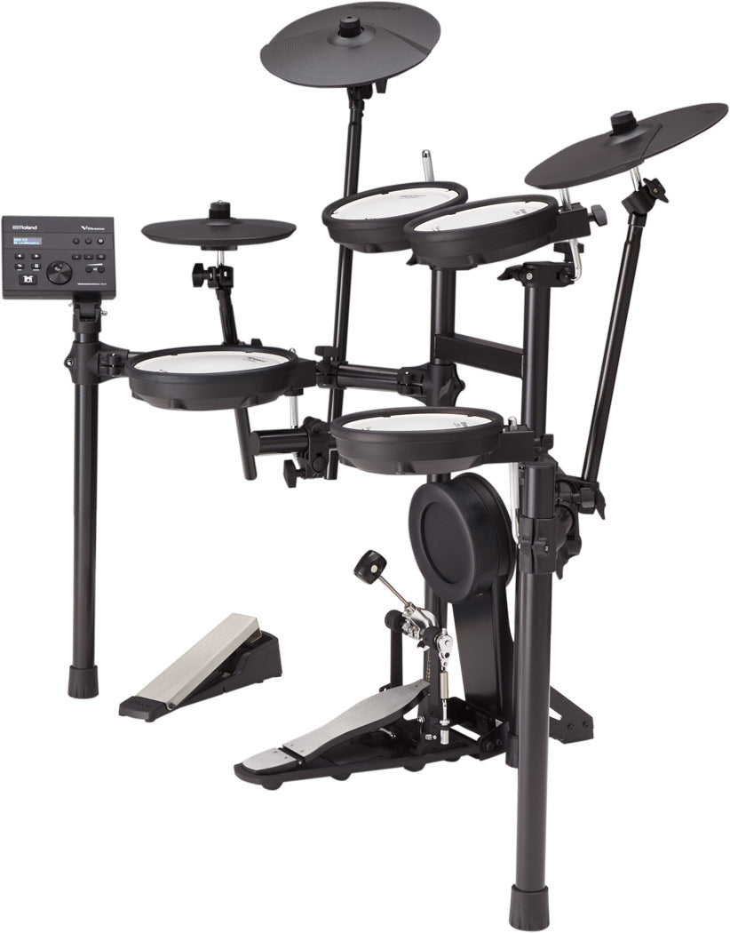 Roland V-Drums TD-07KV Electronic Drum Set, Kick Pedal, Throne and Drumsticks (TD07KV / TD 07KV)